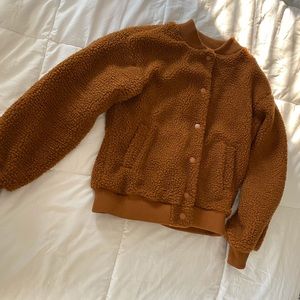 Teddy Bear Bomber Jacket